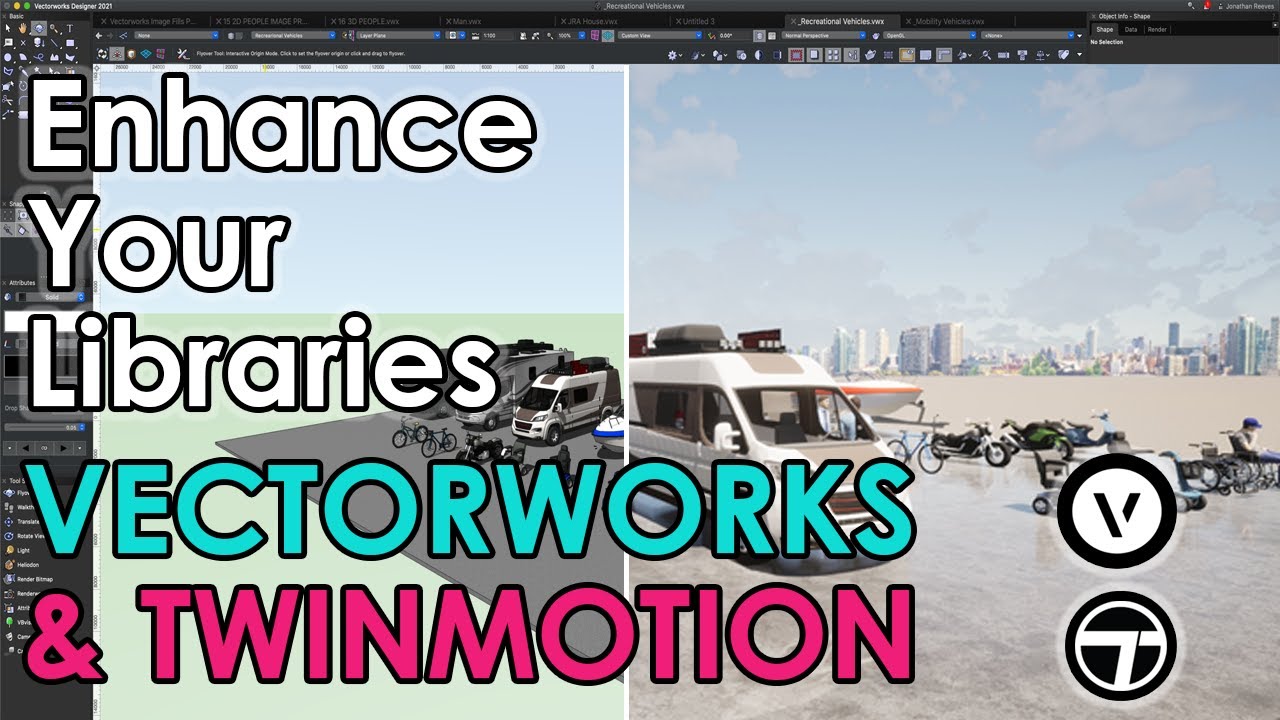 Enhance Your Libraries with Vectorworks and Twinmotion (4K)