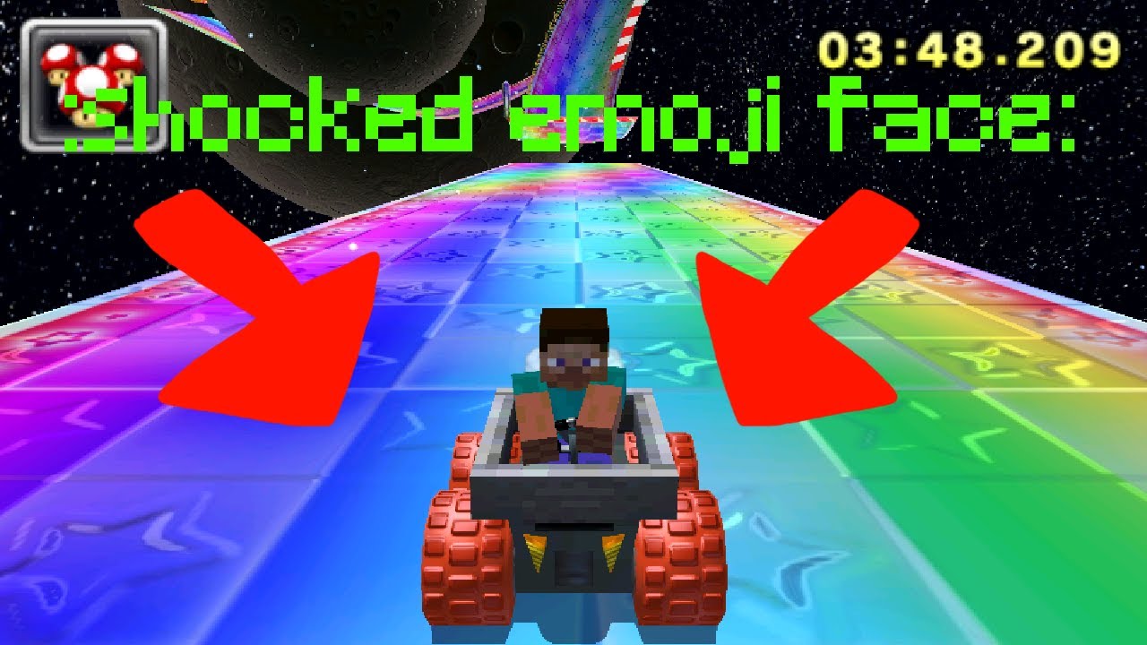 I PUT STEVE FROM MINECRAFT INTO MARIO KART!