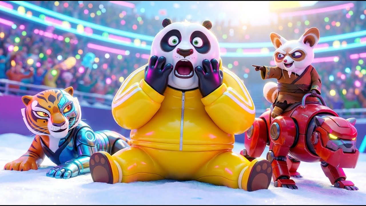 Po, Tigress & Shifu in the Magic Robot Alpaca Race Championship! 🏁🤖 | Funny Kung Fu Panda Animation