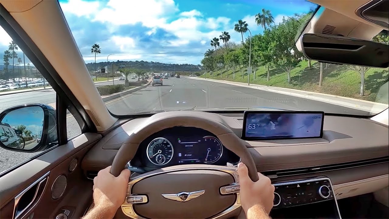 2021 Genesis GV80 3.5T AWD POV Test Drive (3D Audio)(ASMR)