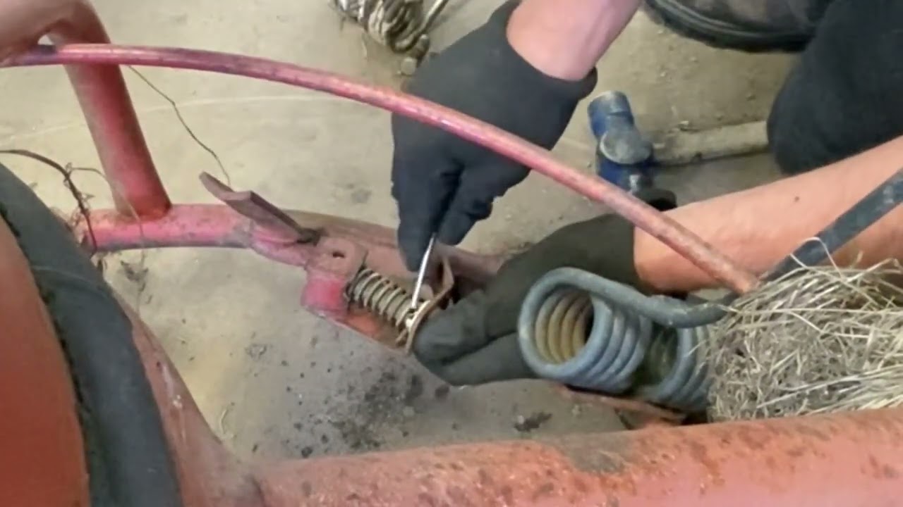 Замена пружины зубьев Haybob PZ300