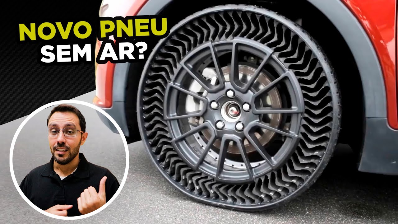 👨‍🔬Novo e revolucionário PNEU SEM AR (que nunca fura)? Veja detalhes e primeiras imagens Michelin