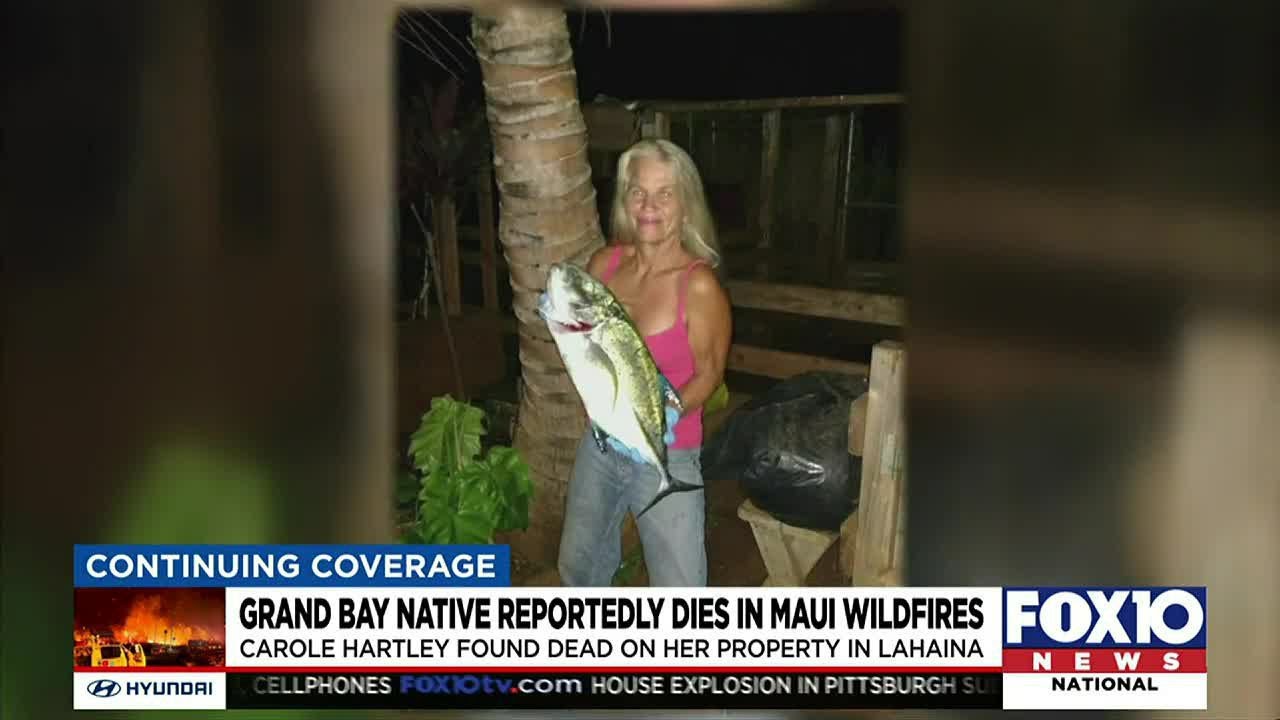 Grand Bay woman reportedly dies in Maui fires