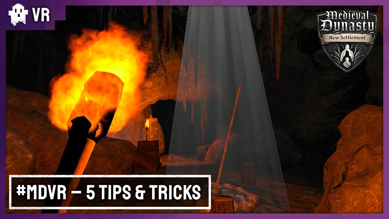 Medieval Dynasty New Settlement - 5 Tips & Tricks - Meta Quest 2, 3 & PRO - VR