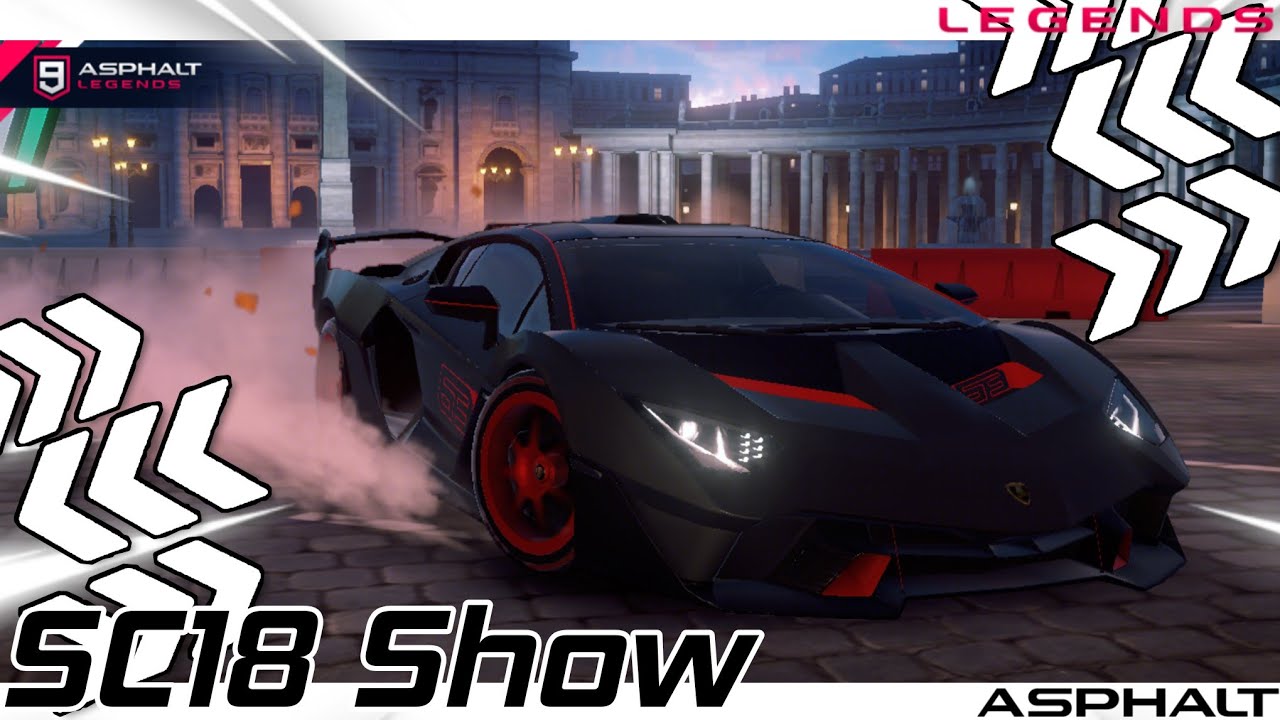 Lamborghini Sc18 Asphalt 9: Showcase (Funny Moments)