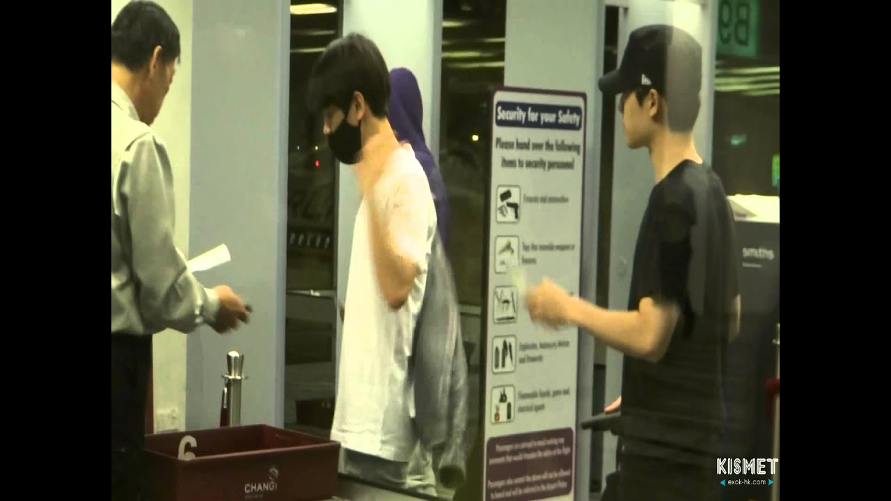 [KISMET]  140824 CHANGI AIRPORT (Baekhyun,Suho,DO)