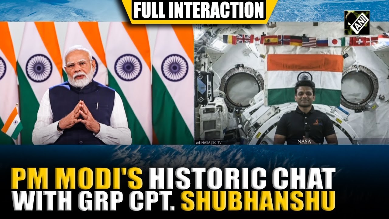 From Gajar Ka Halwa, to 'Bhavya Bharat', PM Modi's full interaction with Grp Cpt Subhanshu from ISS