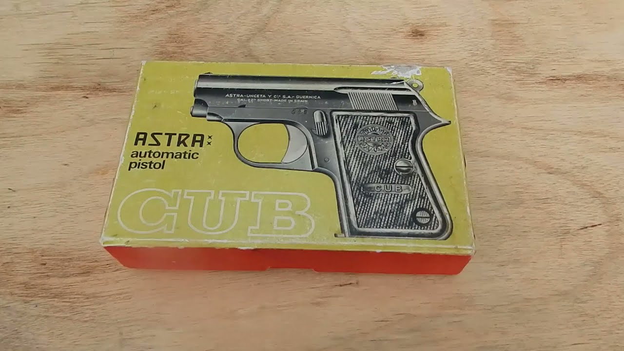 Astra Cub in Canada -Rare Collectible Mini Handgun
