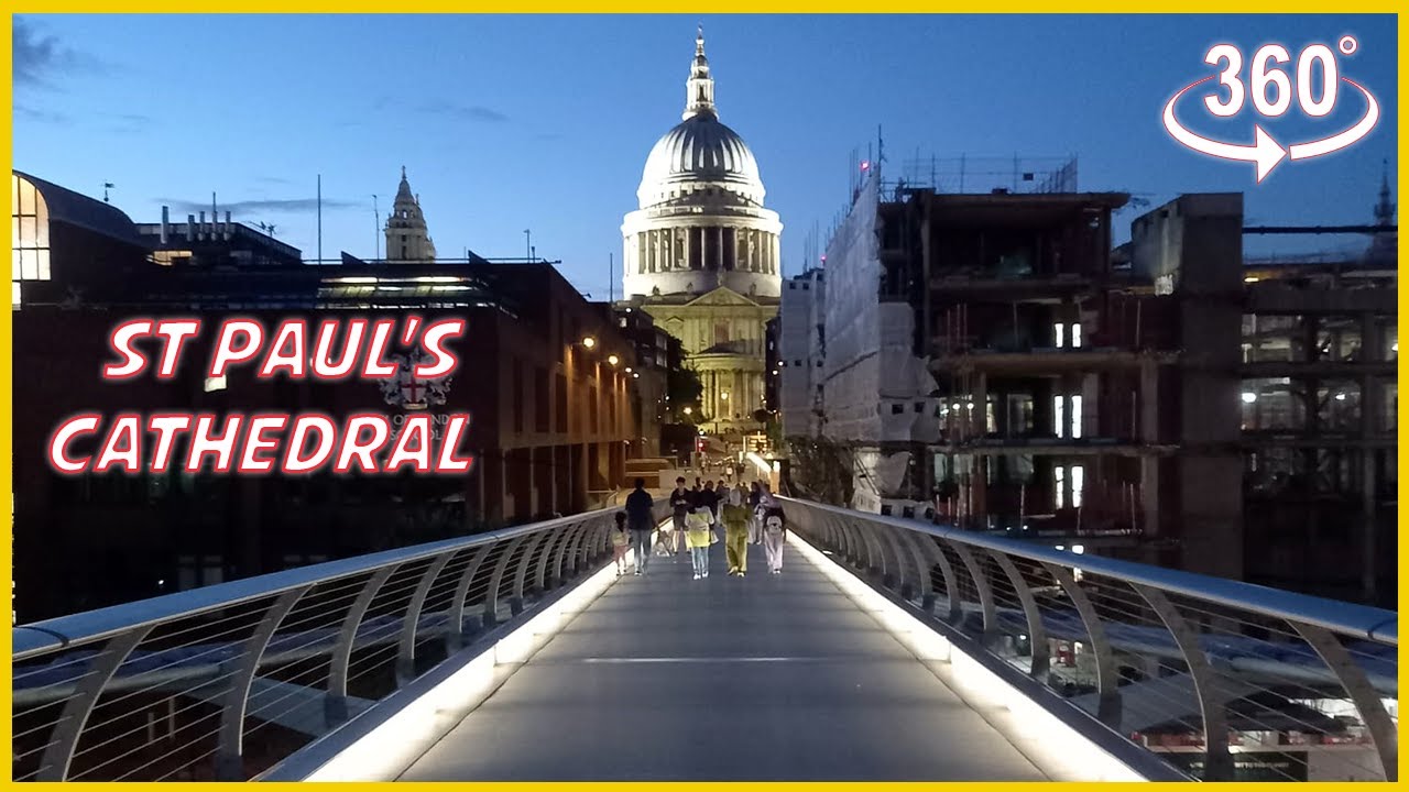 London Bridge 360 View From Famous St Paul's Cathedral