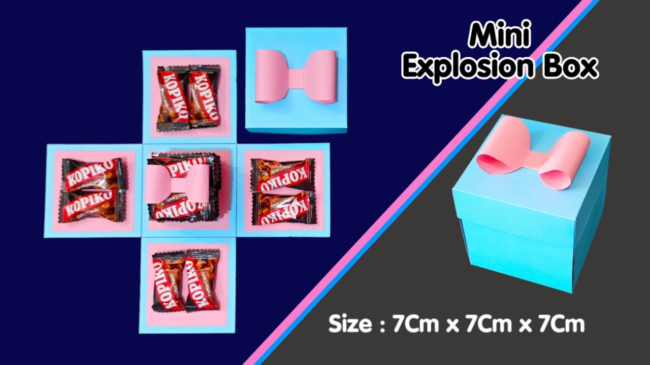 Mini Explosion Box Easy - Kotak kado surprise - GIFT BOX 26