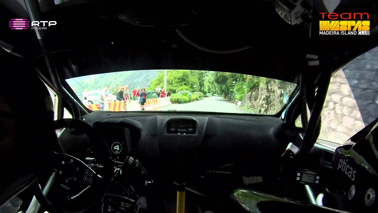 Onboard Bernardo Sousa - Hugo Magalhães Ford Fiesta R5 Pec 18 Rali Vinho Madeira 2014
