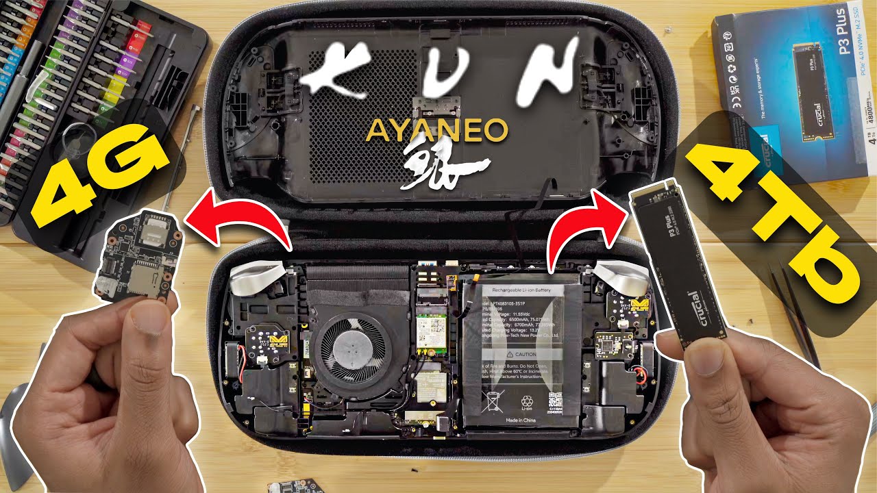 AyaNeo Kun SSD Upgrade | Plus LTE