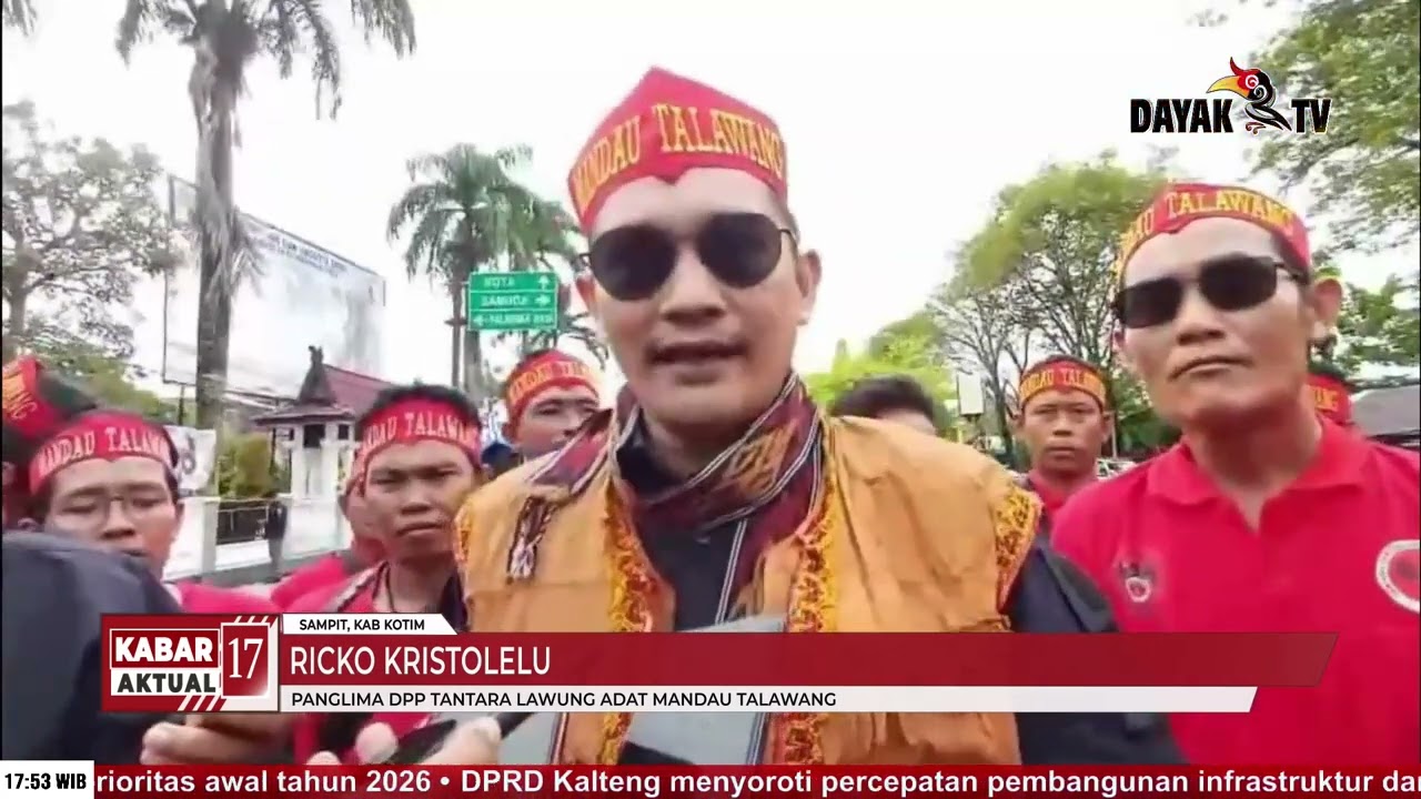 ORMAS TANTARA LAWUNG ADAT MANDAU TALAWANG DEMO DPRD KOTIM - KABAR 17