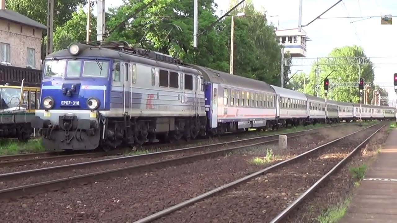 (01.07.14) Rybnik, EP07-318 z TLK 48250 