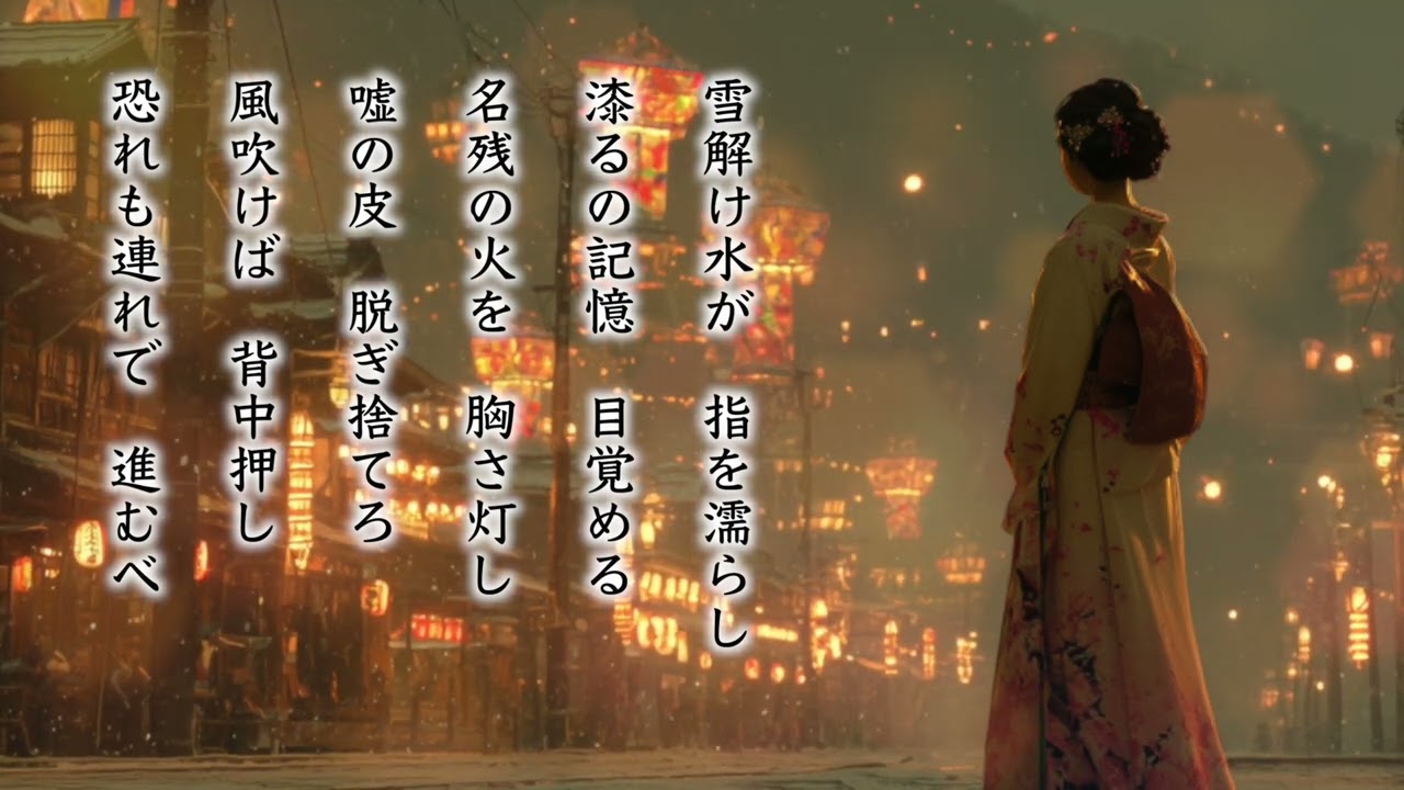 【和風 曲 東北弁】 風吹けば　まだ行ぐべ - Hitotoi