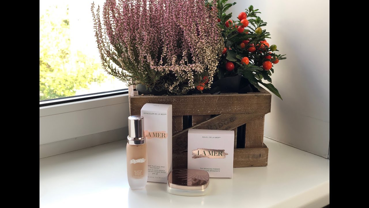 LA MER тональный крем и бронзирующая пудра