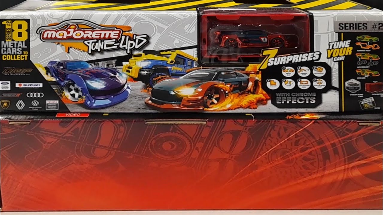 Majorette Tune ups series 2 + codes and diecast haul