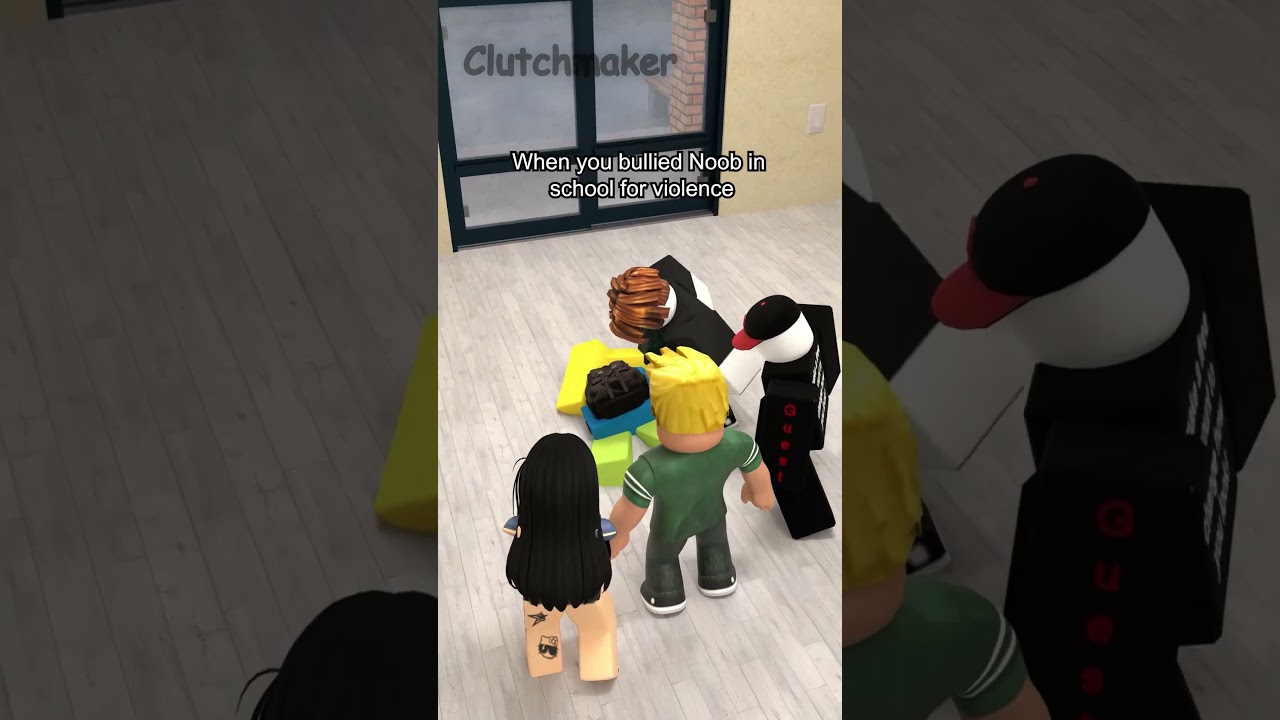 When you bullied Noob in school for violence 💀