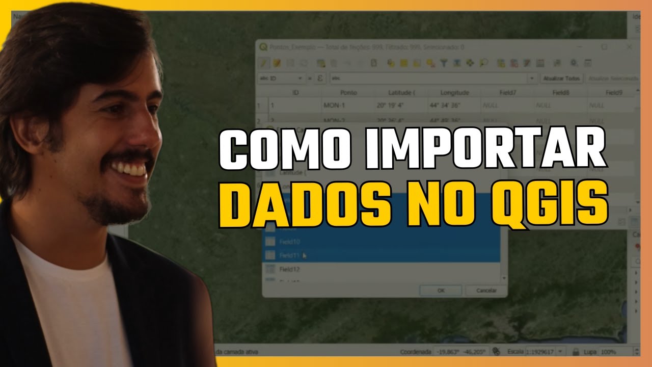 APRENDA A IMPORTAR DADOS NO QGIS