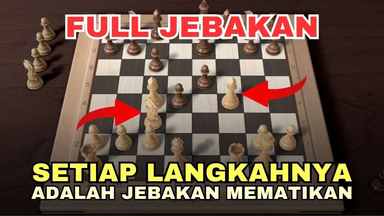 LAWAN KALIAN PASTI KESULITAN MENGHADAPI OPENING INI - Jebakan Catur Putih Paling Mematikan