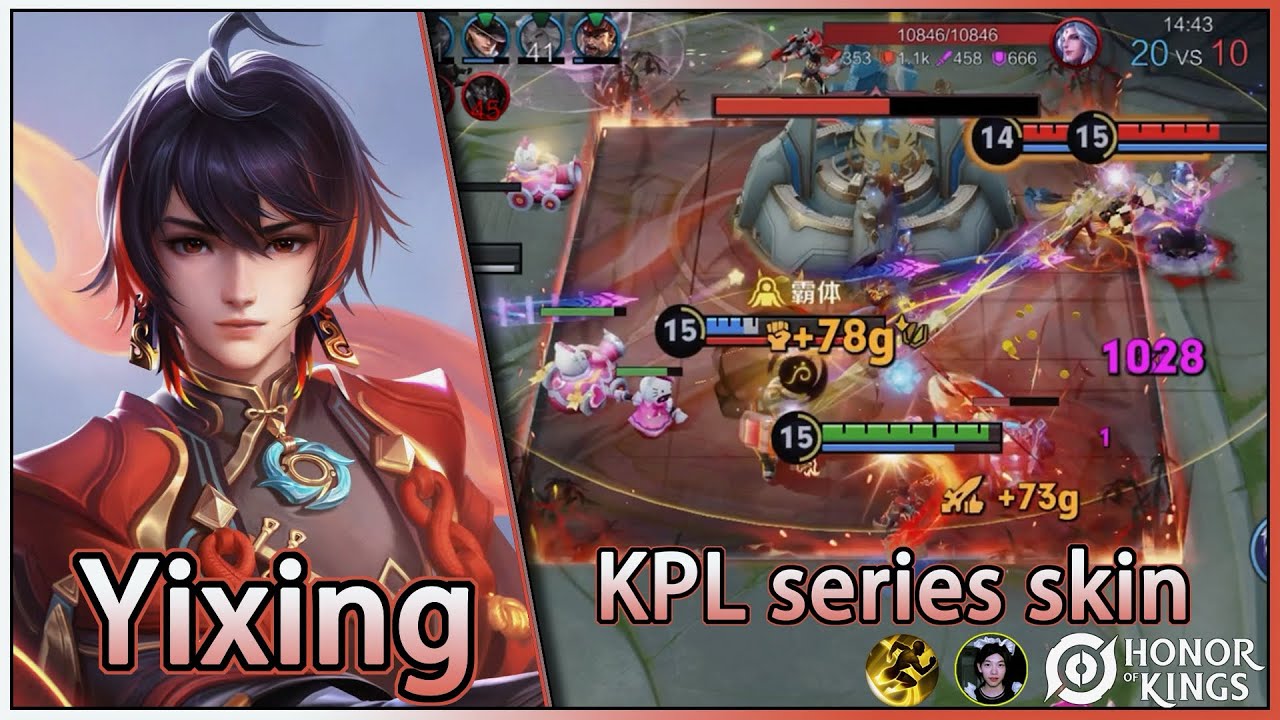 Yixing's best skin so far｜A melhor skin de Yixing até agora｜Honor of Kings
