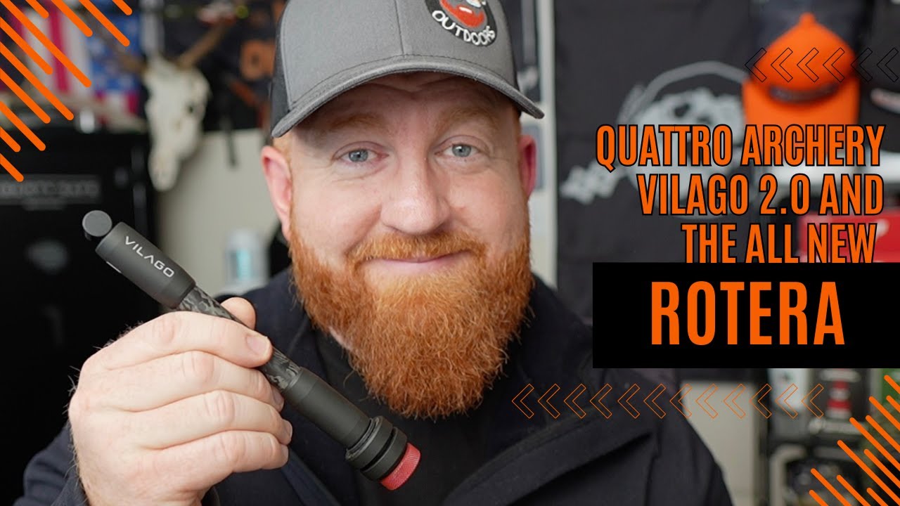 NEW QUATTRO ARCHERY STABILIZERS | The All New Rotera Dampener paired with the Vilago 2.0