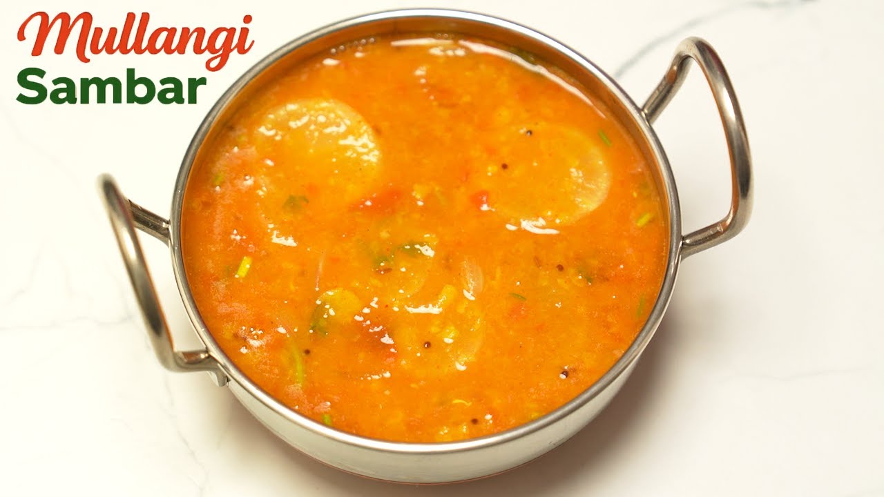 Mullangi Sambhar Recipe | Radish Sambhar Recipe by All Food Show
