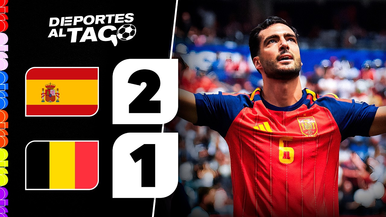 ✅ ESPA&Ntilde;A logr&oacute; un TRIUNFO AG&Oacute;NICO 2-1 ante B&Eacute;LGICA y jugar&aacute; contra FRANCIA las SEMIFINALES
