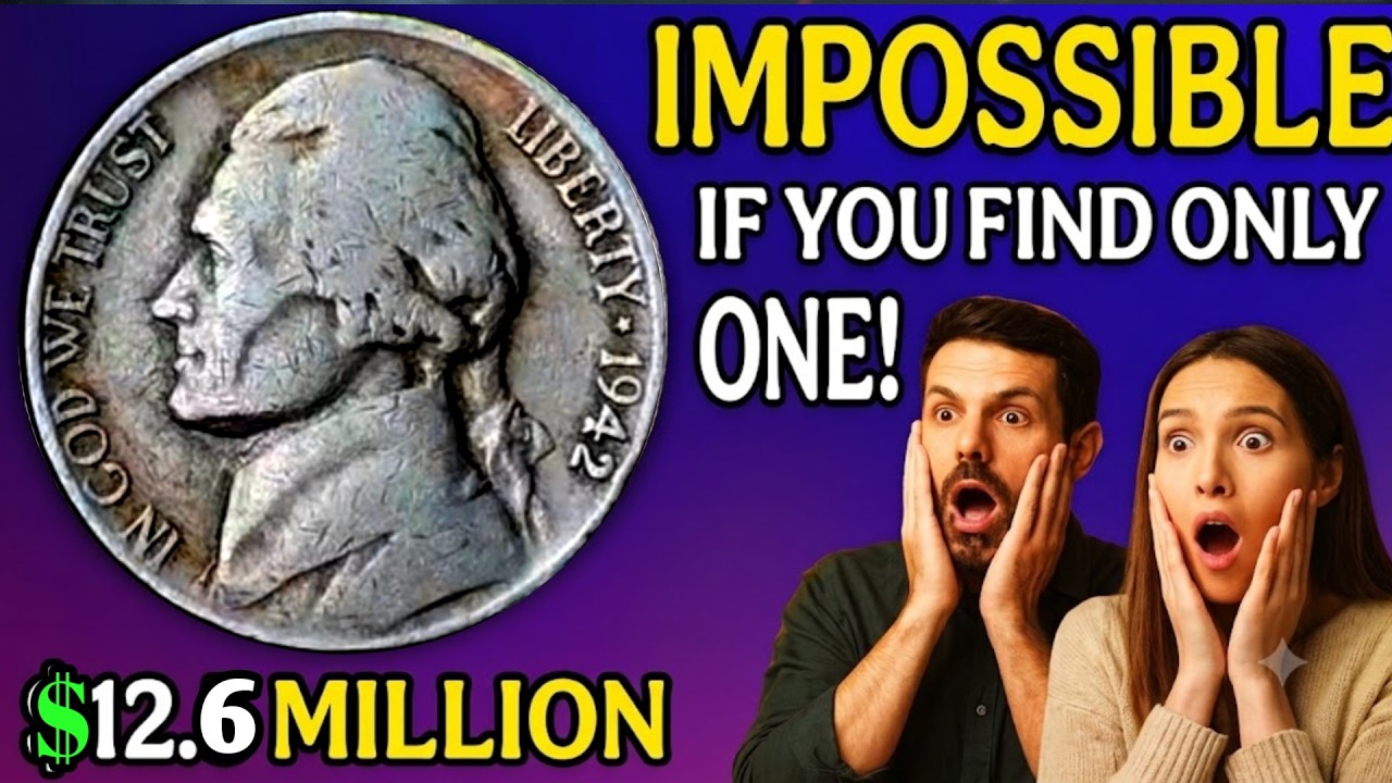 1942 Jefferson Nickel Worth Thousands? The Rare 5-Cent Coin That Could Make You Rich Overnight!