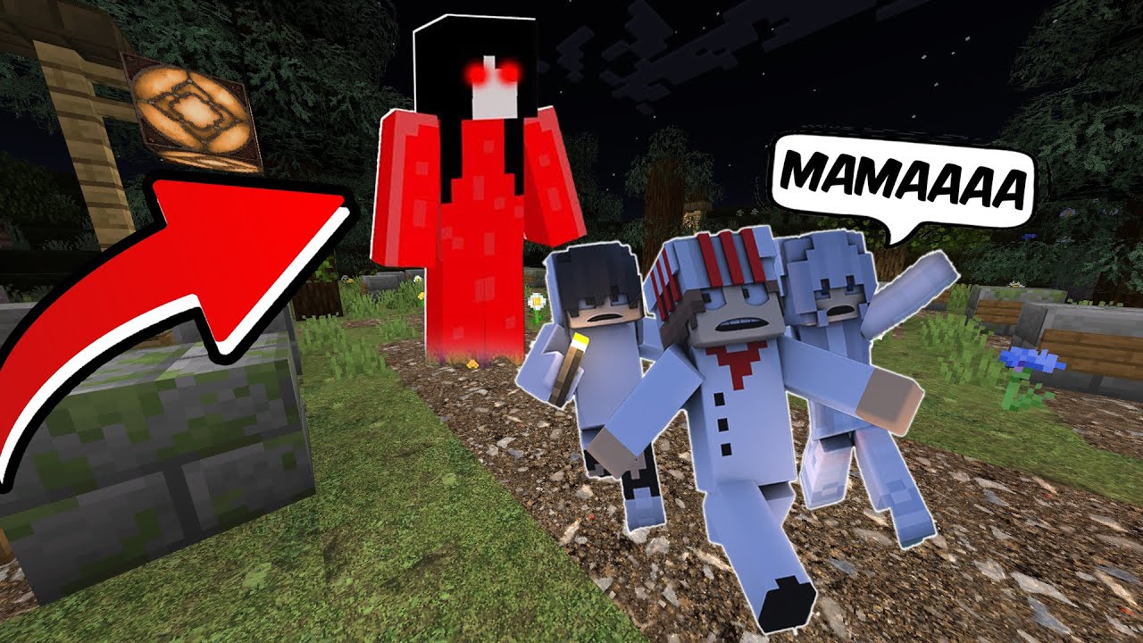 TRIO KONYOL DIKEJAR KUNTILANAK MERAH PALING HORROR DI MINECRAFT!!