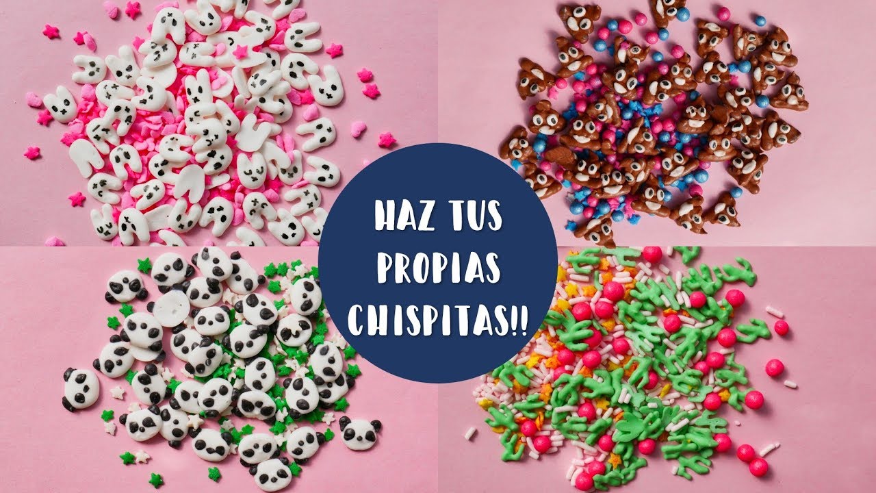 Chispitas Kawaii | Como hacer chispas y perlas comestibles | Ale Hervi