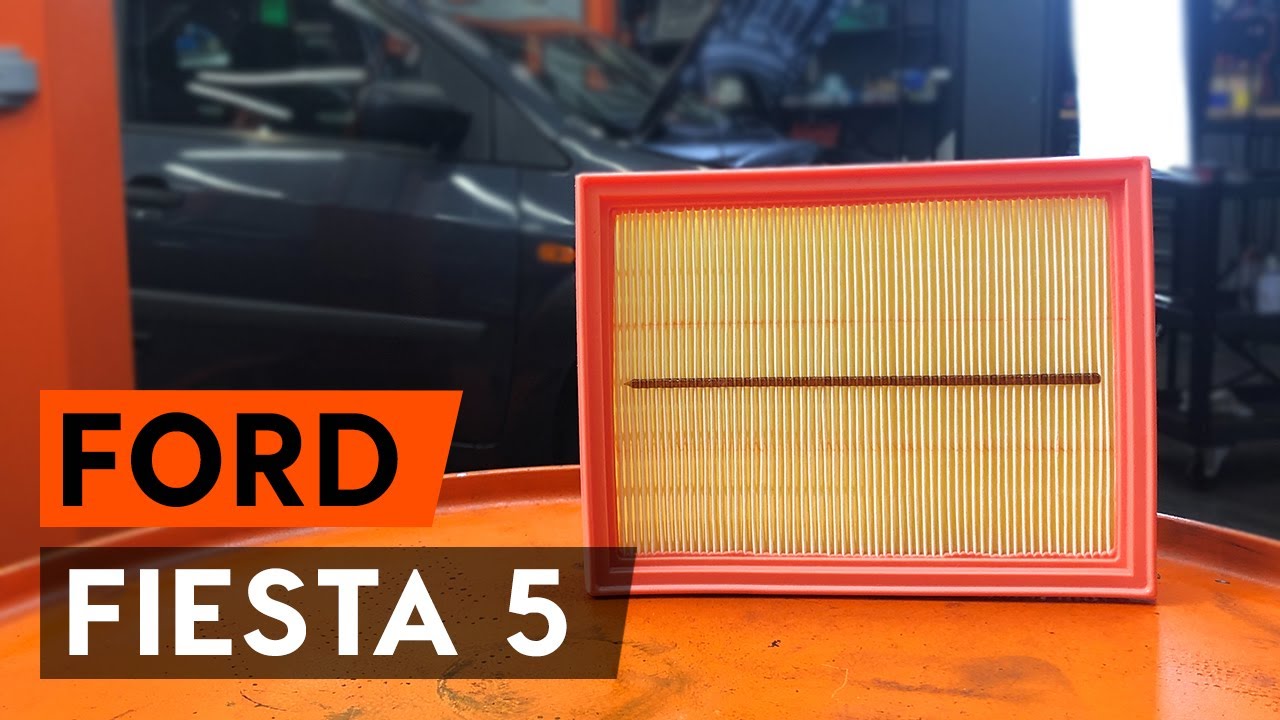 Kuinka vaihtaa ilmansuodatin FORD FIESTA V JH, JD -merkkiseen autoon [AUTODOC -OHJEVIDEO]