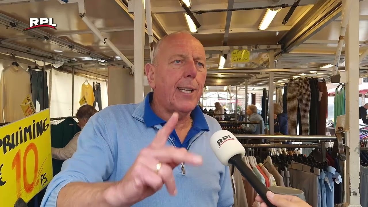 Marktkoopman Peter gaat met pensioen