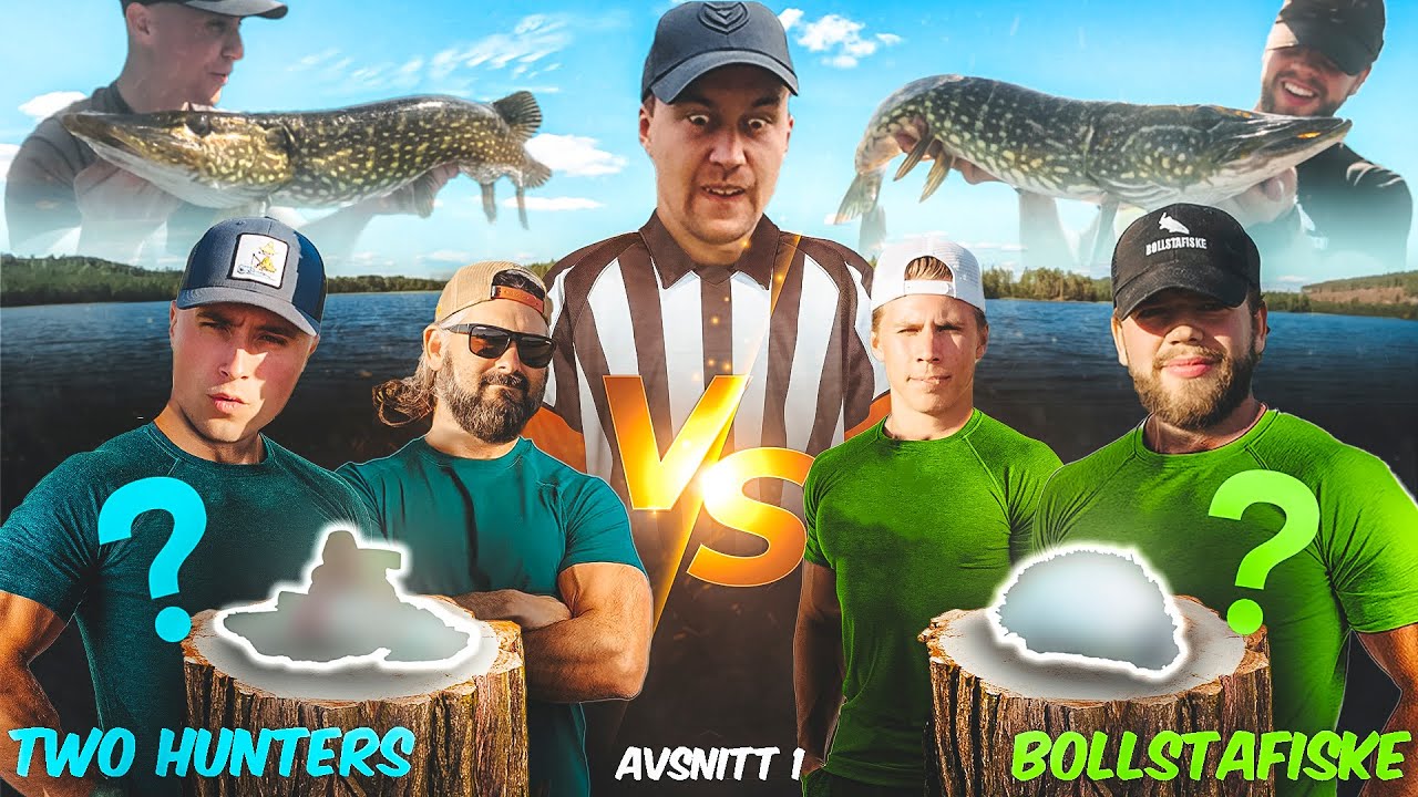 CREATE THE BAIT - Two Hunters VS Bollstafiske (Avsnitt 1/2)🐊🏆