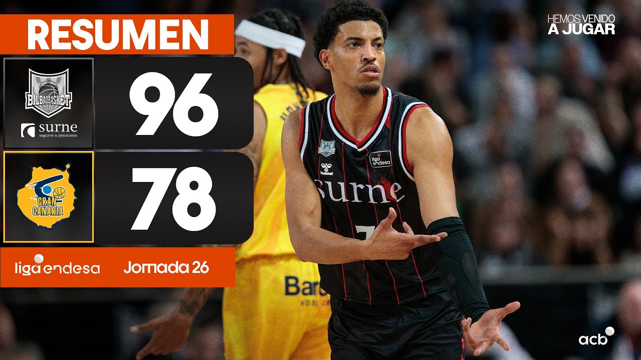 Surne Bilbao Basket - Dreamland Gran Canaria (96-78) RESUMEN | Liga Endesa 2024-25