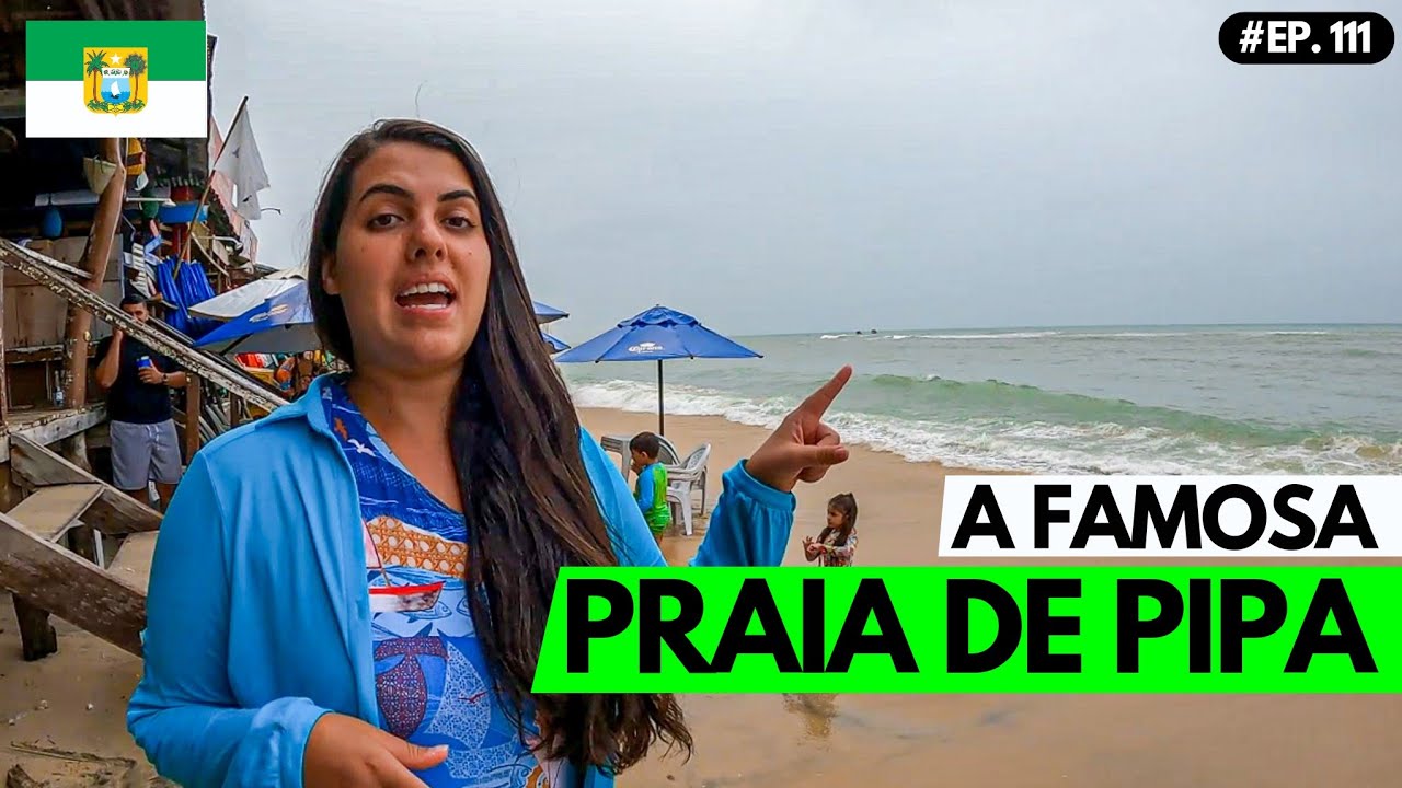 😨Ficamos IMPRESSIONADOS com esta praia do NORDESTE: PIPA RN #ep111
