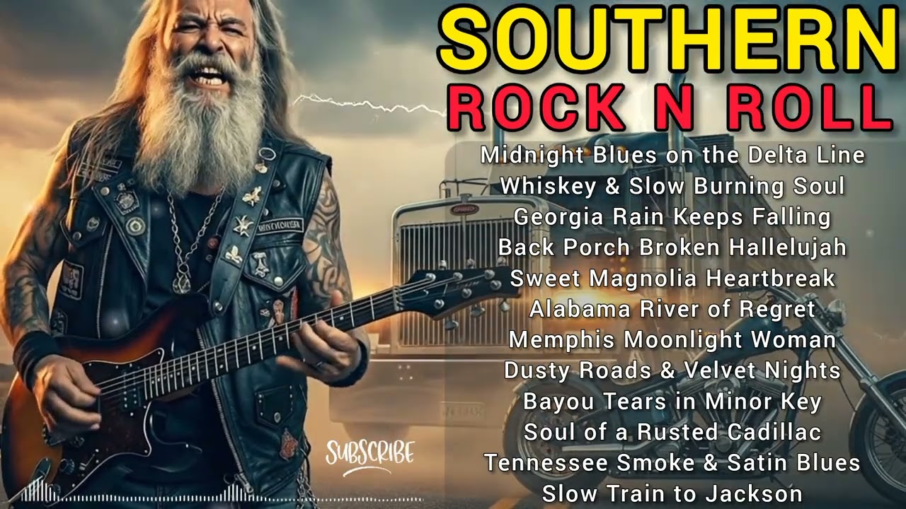 Whiskey Blues Highway 2026 🔥 Southern Rock & Outlaw Country | Trucker Freedom Songs