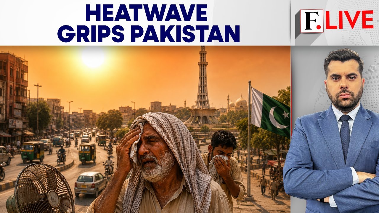 51&deg;C и выше: рекордная жара в Пакистане изматывает жителей | Firstpost Live
