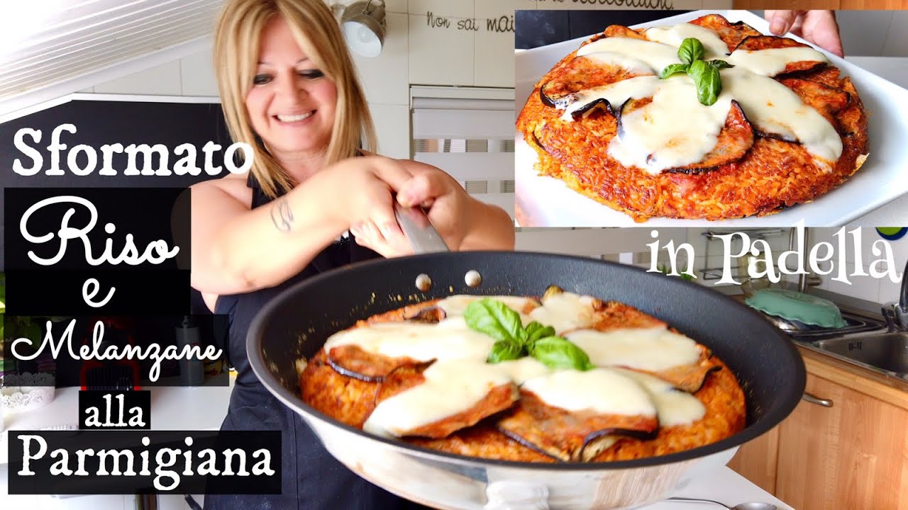 RISO E MELANZANE ALLA PARMIGIANA in Padella WITHOUT OVEN