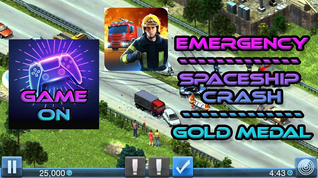 Emergency | Spaceship Crash | Mobile Android & IOS | Gold Medal | Walkthrough
