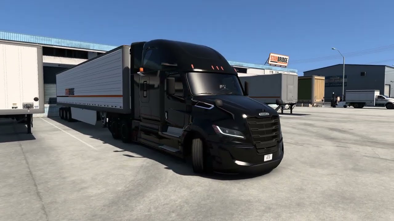 American Truck Simulator | Freightliner Cascadia | Lakeview (OR) to Olympia (WA)