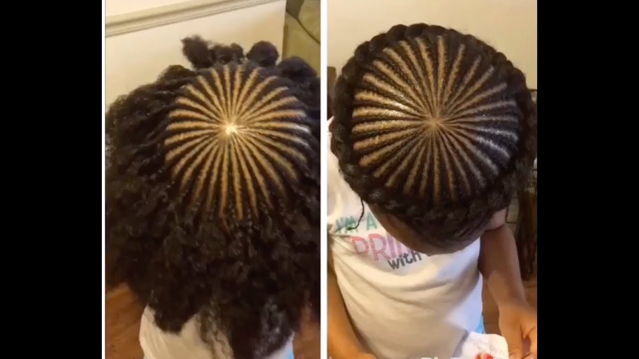♡ TnC - 33 ♡ Halo/Crown Braid on Kids Natural Hair