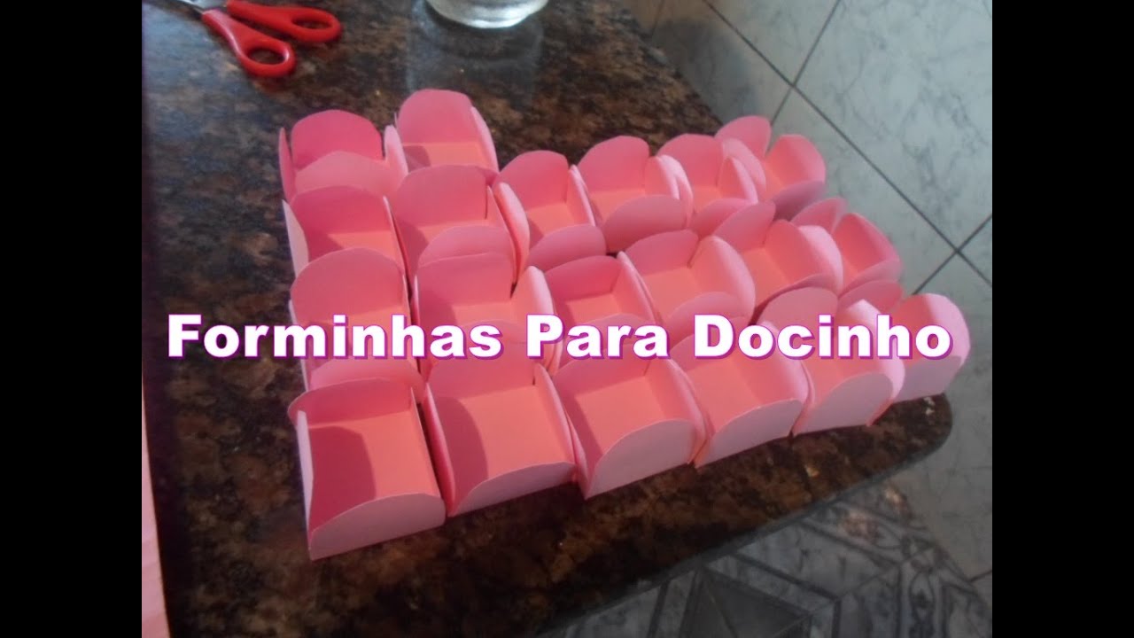 Como fazer forminhas para docinhos !
