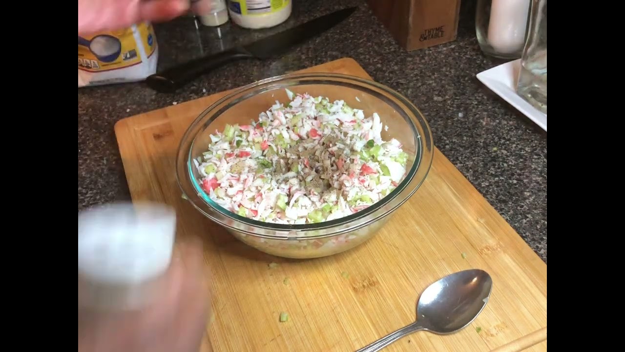 Right from the deli (crab salad)