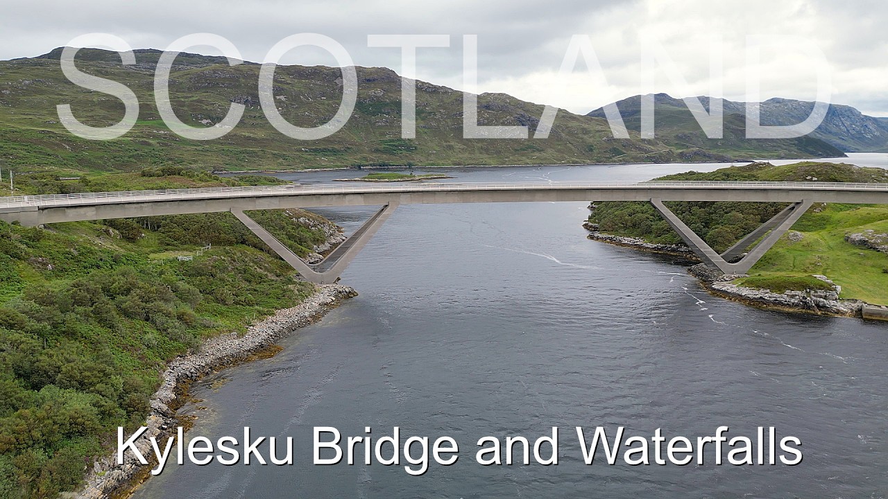 Kylesku Bridge, Wailing Widow and Clashnessie Waterfalls - don't miss the end! #nc500 #scotland