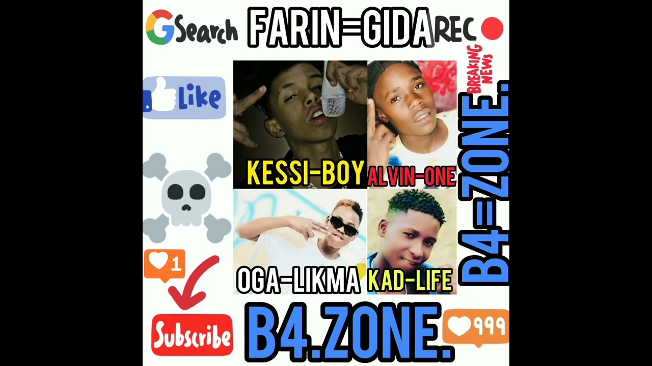 agadez B4=Zone sorti officiel titre= Farin Gida.kessi boy =Alvin one=oga=likma=Kad life.