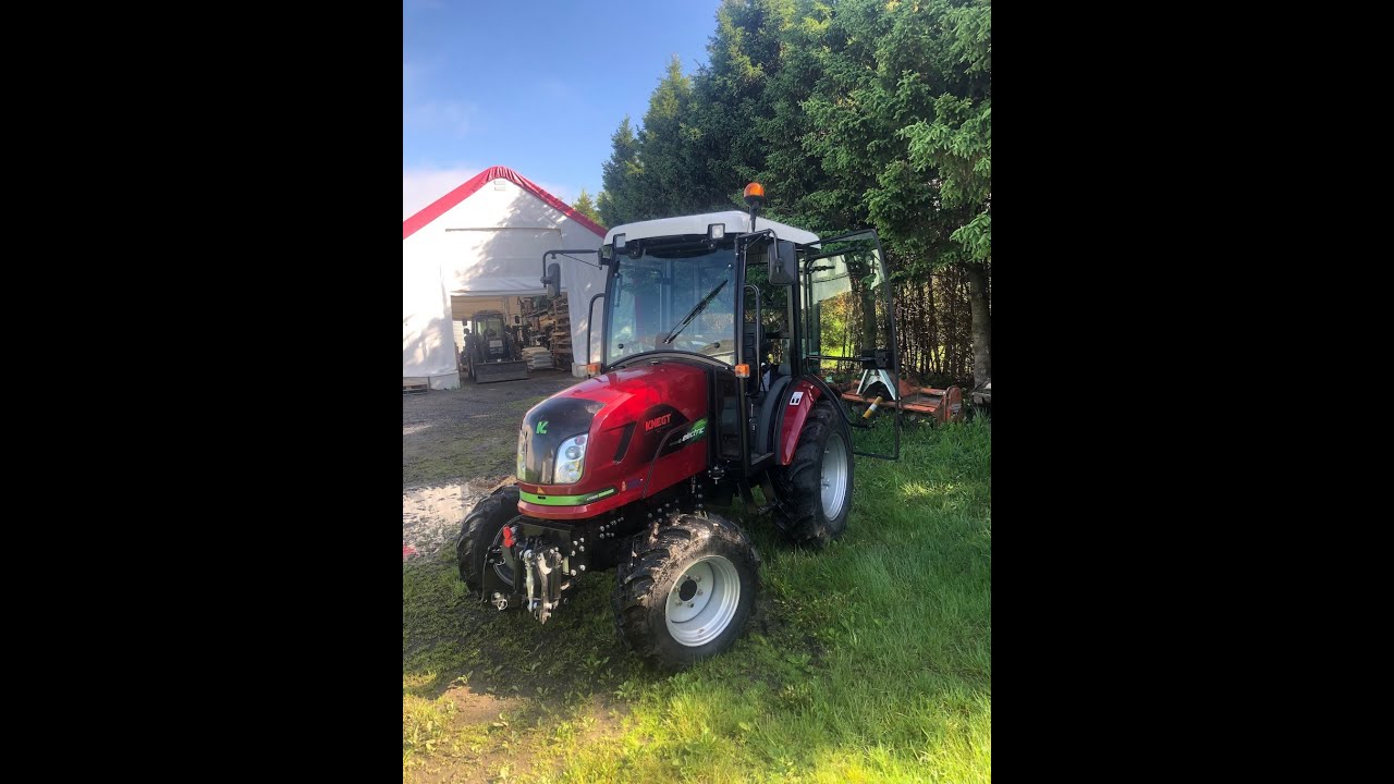 Knegt 404G2e Electric tractor walk around and description