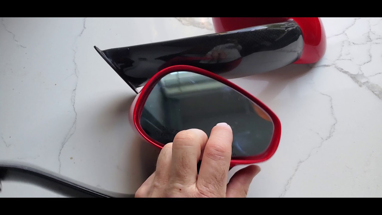 Ferrari 458 488 mirrors GT3 carbon fiber.