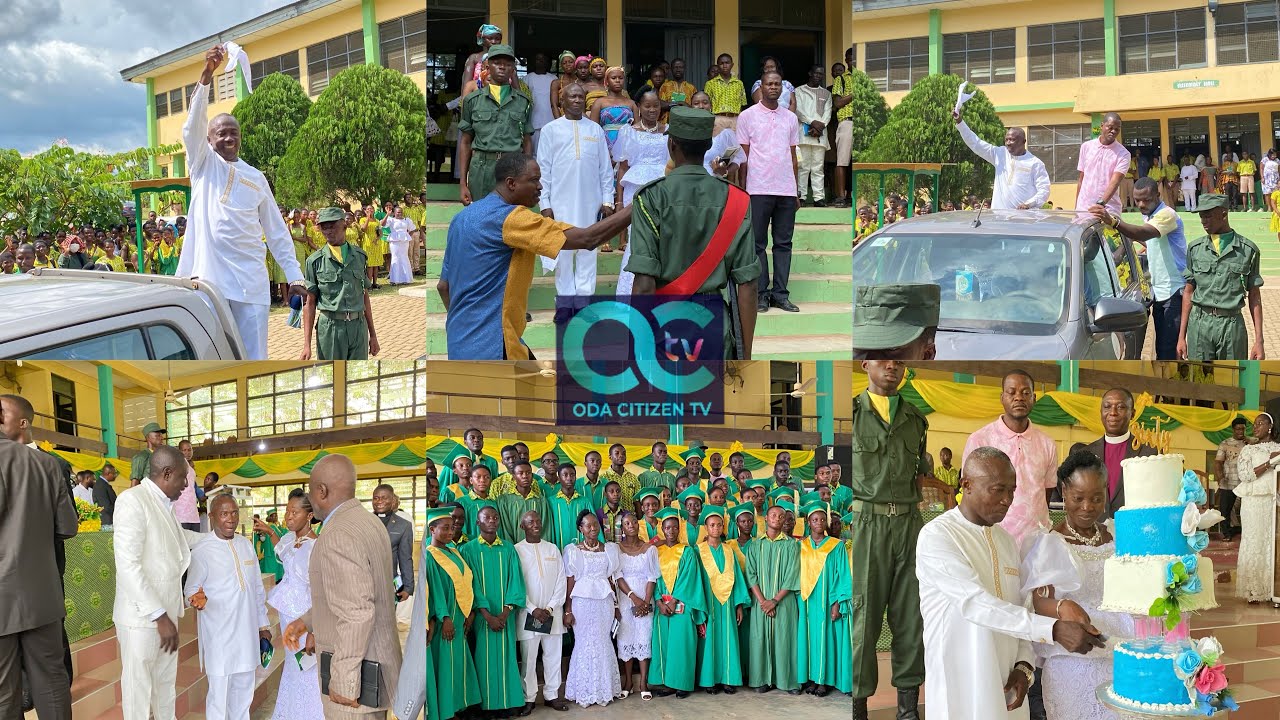 Beautiful! ❤️Send-off Ceremony of Oda SHS Headmaster Mr. Evans Boafo