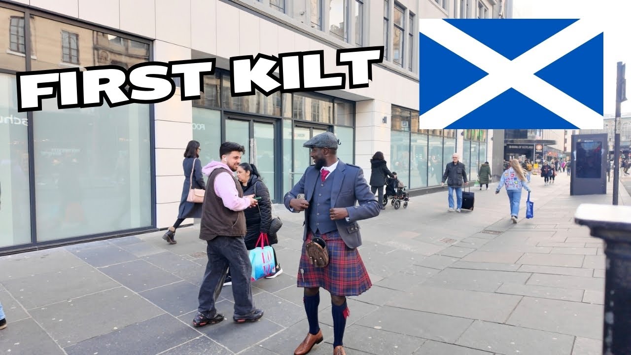 FIRST TIME WEARING A KILT AND ASKING THE SCOTTISH PUBLIC WHAT THEY THINK